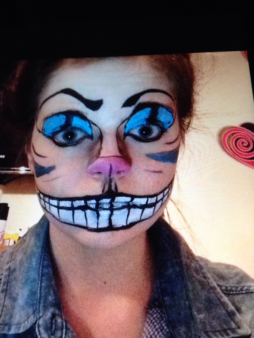 Alice In Wonderland Inspired Face Paint