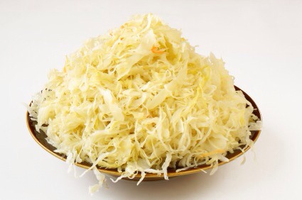 Sauerkraut
Fermented vegetables – like sauerkraut and kimchi – can be even higher in probiotic bacteria than yogurt. Put it on your sandwiches, toss it with some noodles, or add it to a salad for a tart and tasty meal.