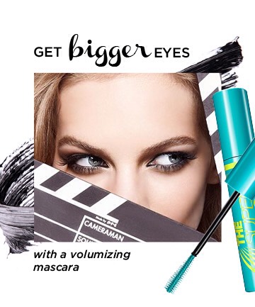 If you want to know how to make your eyes look bigger, the formula of your mascara does matter. To steer clear of separating mascaras that give you a spiky look, and instead opt for a volumizing mascara. 