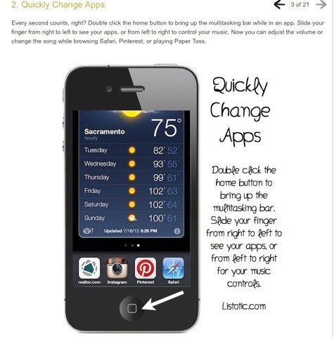 20 Awesome iPhone Tips And Tricks.
