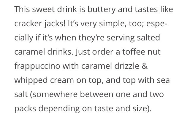 💟❕35 Secret Starbucks Drink You Didn't Know You Could Order❕💟