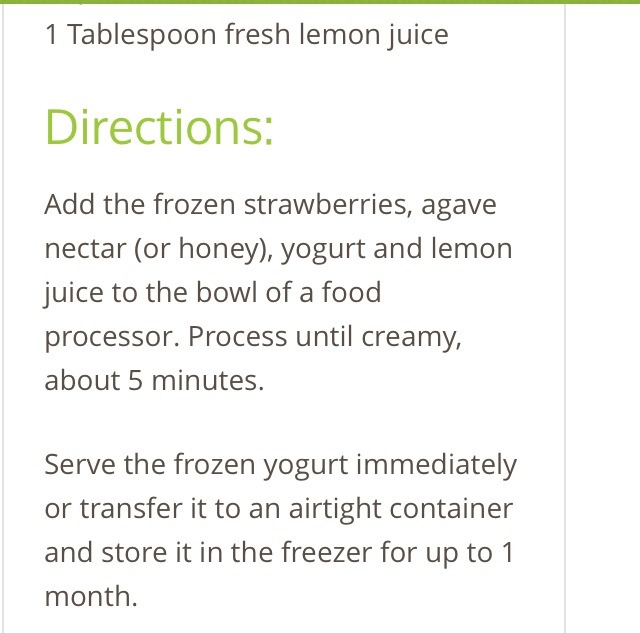 🍓5 Min Healthy Strawberry Frozen Yogurt🍓
