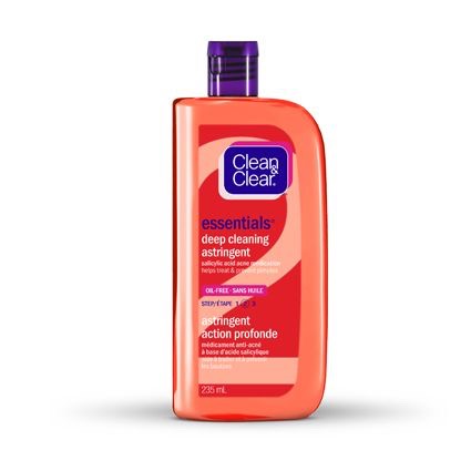 So I use this clean and clear toner. If you have some breakouts or something like that it might sting a bit.
