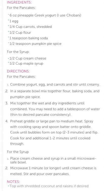Protein Packed Greek Yogurt Carrot Cake Pancakes