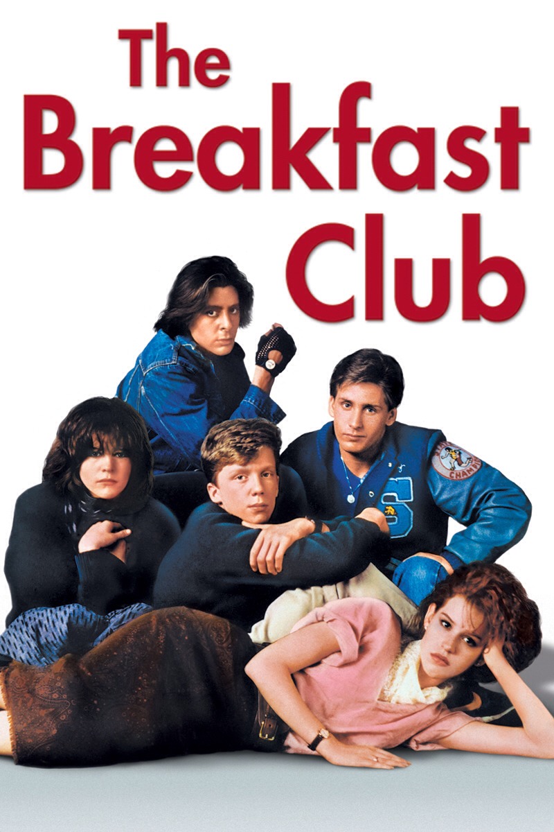 Breakfast club is about five teens the rebel, the nutcase,the nerd,the Wrestler,and the prom queen surviving eight hours in Saturday detention. They were really supposed to be writing a paper describing who they really are but instead they're doing way worse things than they did to get them in there
