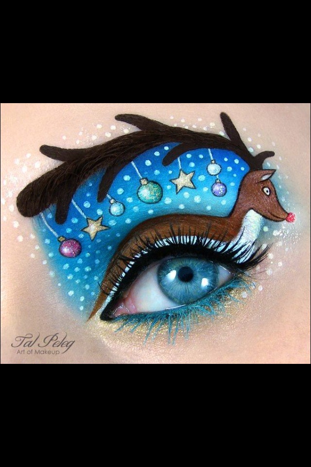 Christmas Make Up Art 