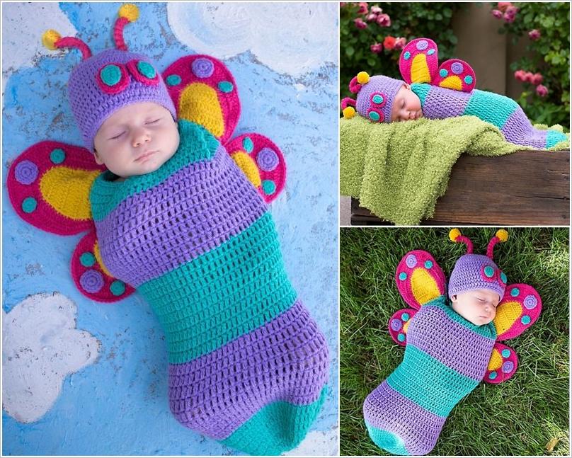 10 Adorable Super Cute Crochet Cocoons For Your Cutie Baby