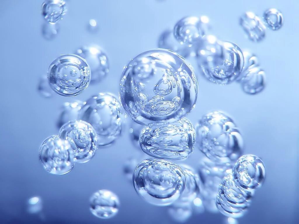 Blow bubbles - I don't have an explanation for this one, I just like bubbles