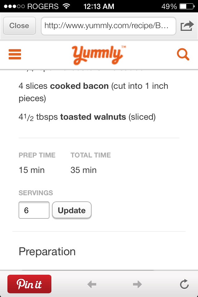 Bacon Walnut Green Beans!