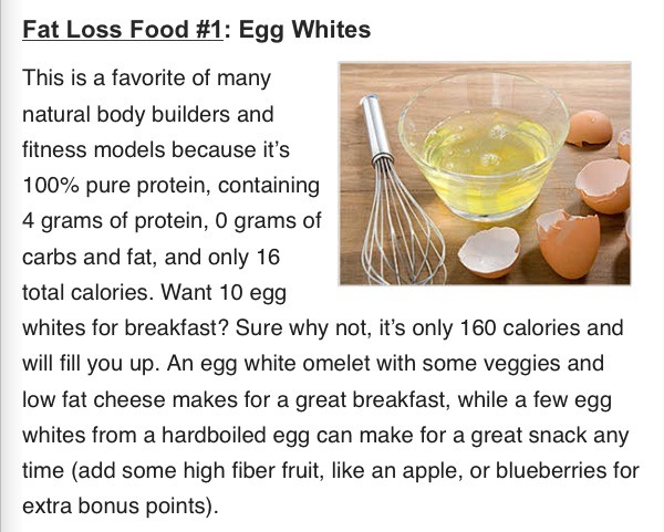 Top Ten Fat Loss Foods