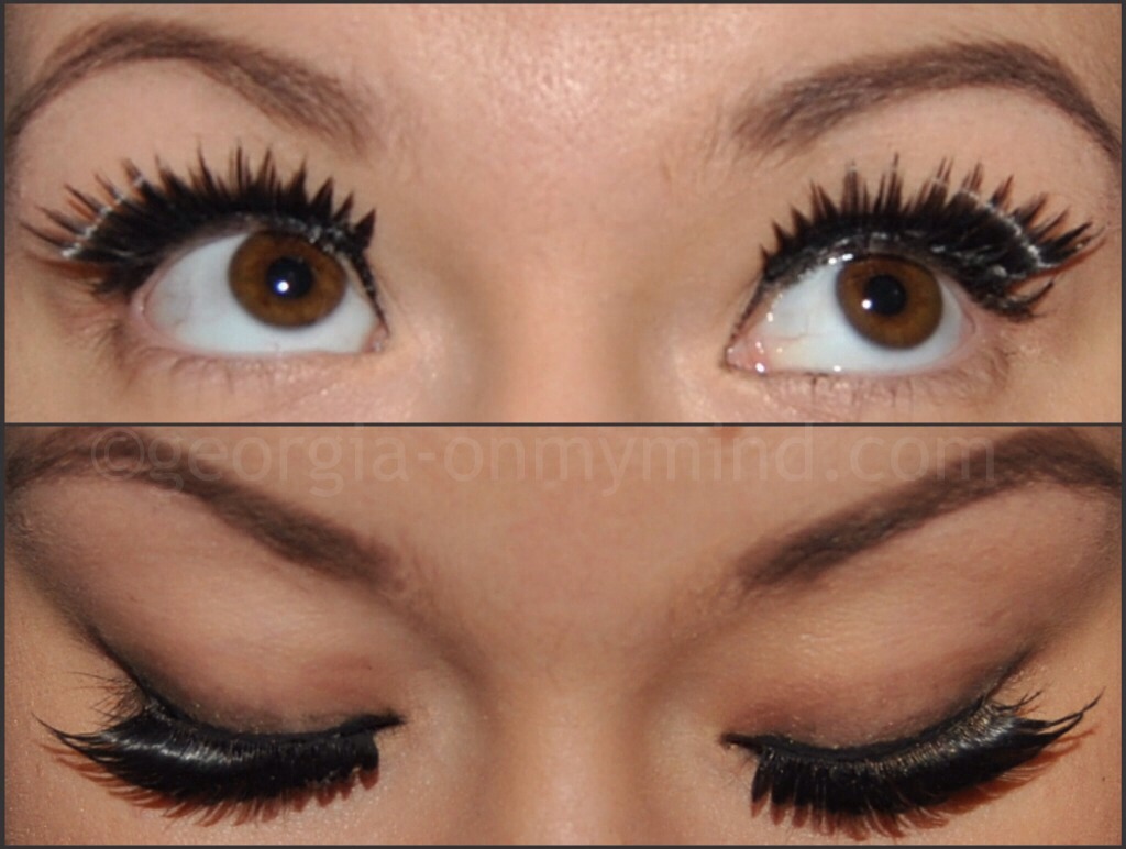  If you choose to use false eyelashes, remember to use the dark glue as it will bend in with your natural lashes.