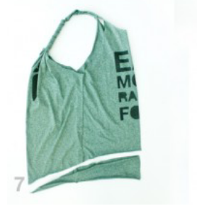 simple DIY workout shirt that is super easy and stylish (: