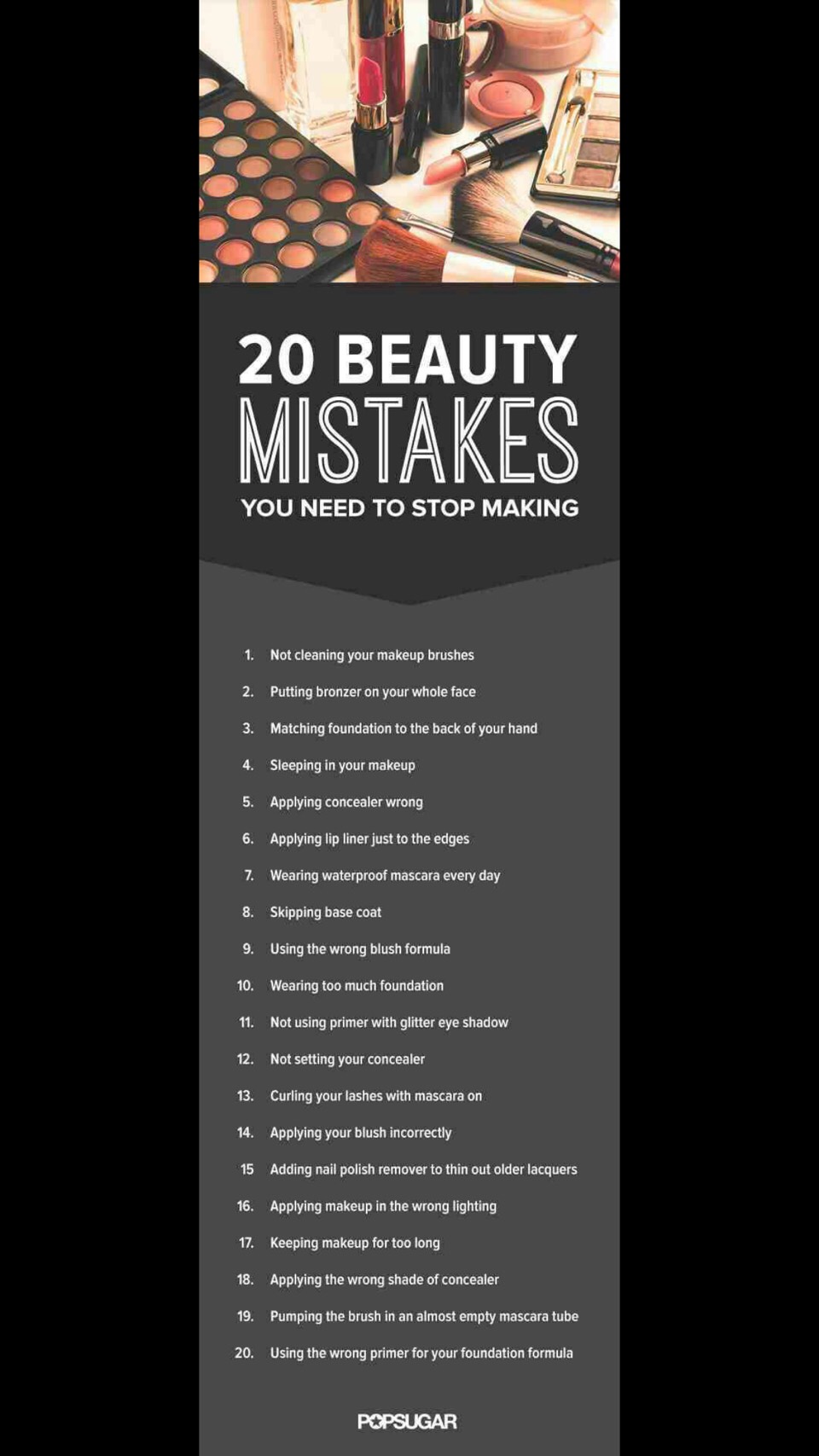 Makeup Dont's 