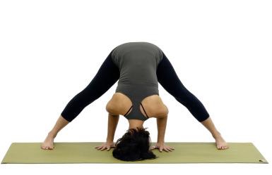 Standing straddle stretch