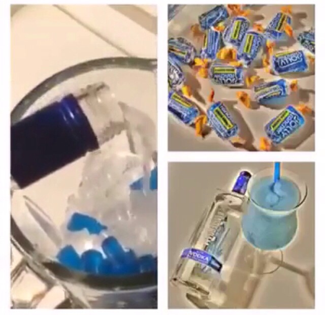 4. Add alcohol if you choose.
 