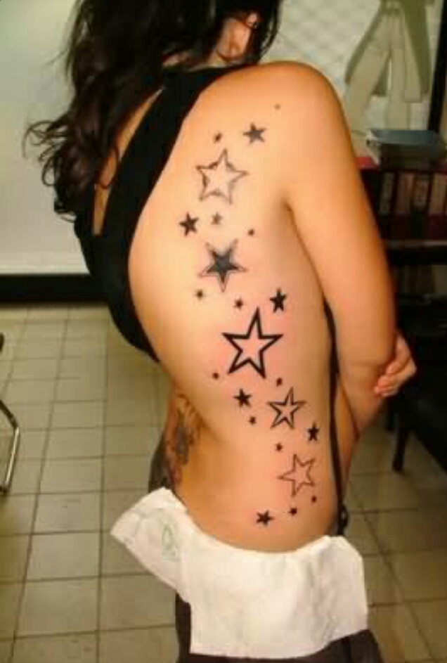 Beautiful Star Tattoos For Women! !!