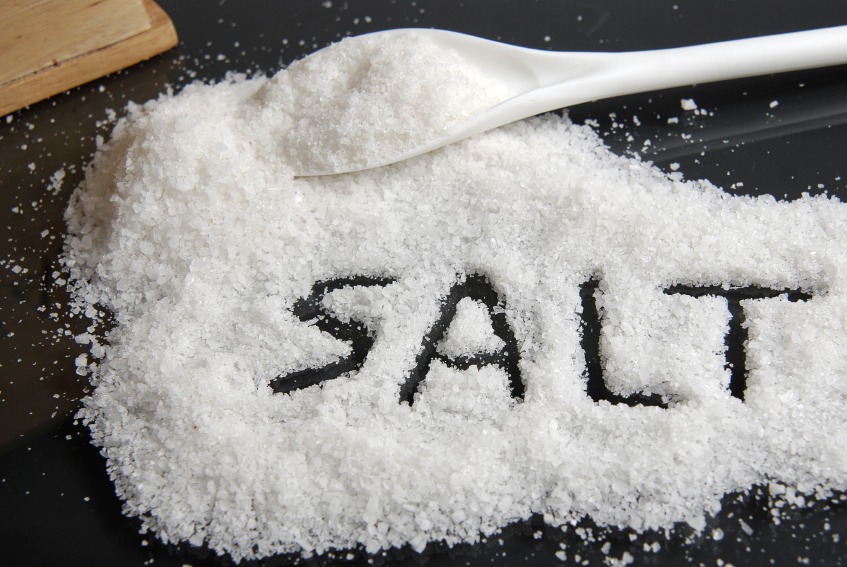 In with salt..
