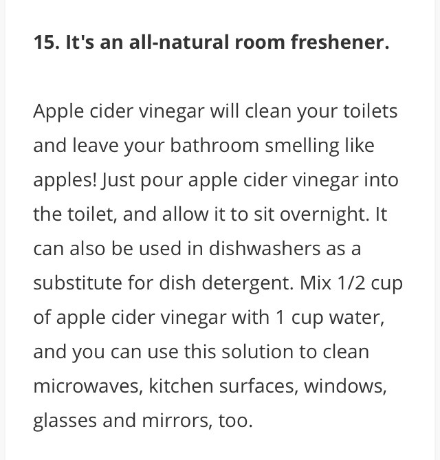 15 Benefits Of Apple Cider Vinegar ❤️👍😘