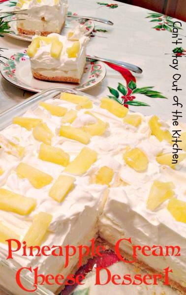 Pineapple Cream Cheese Dessert 
