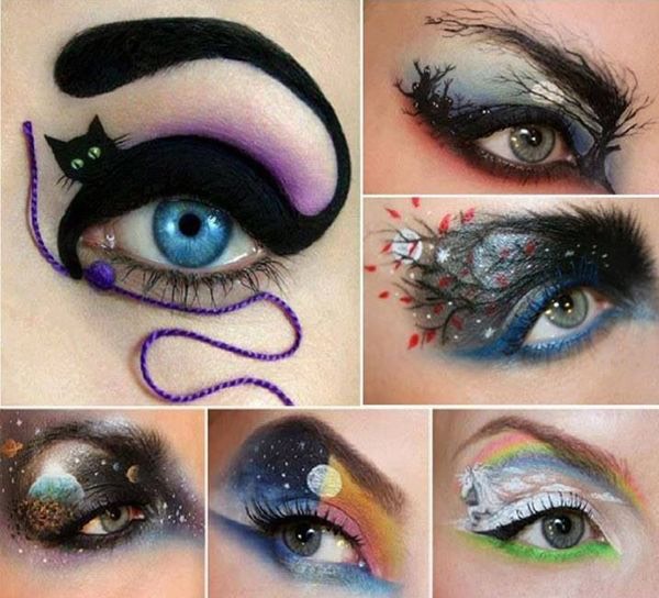 Halloween Eye Makeup With Some Tutorials 