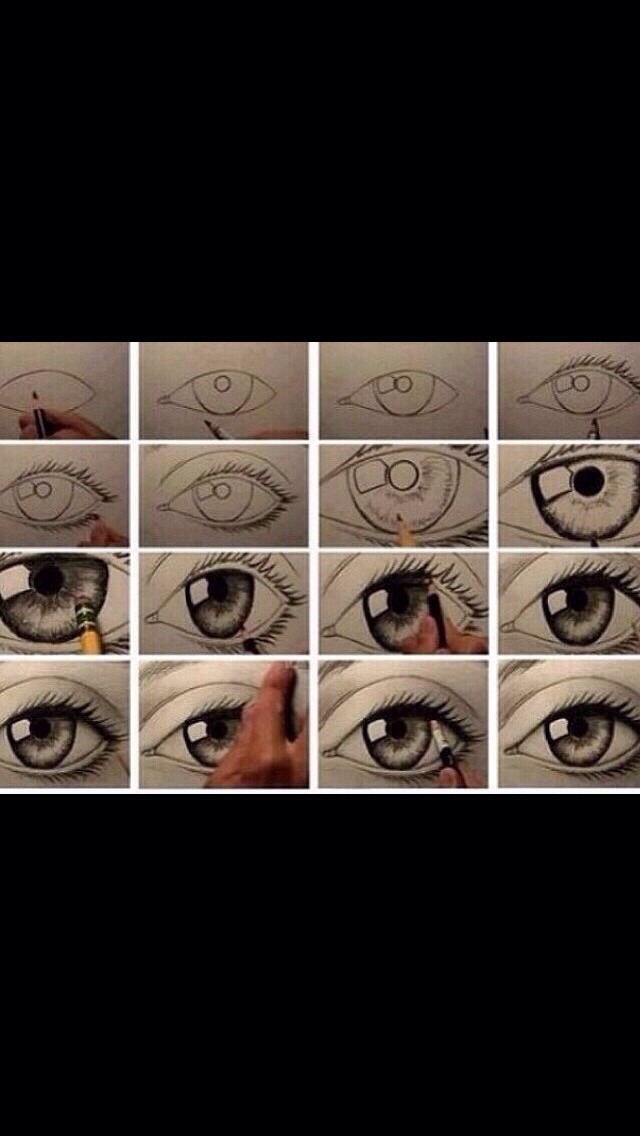 How To Draw eyes 