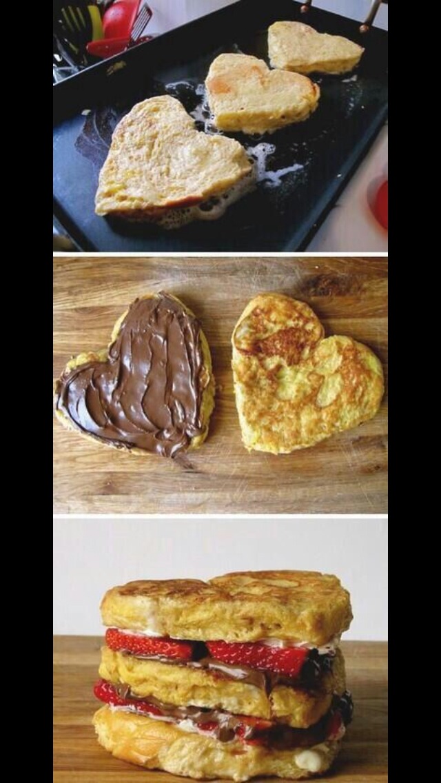 Make French toast then just add Nutella and strawberries. 
