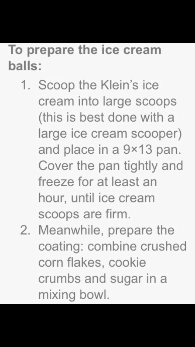 Fried Ice Cream! :)