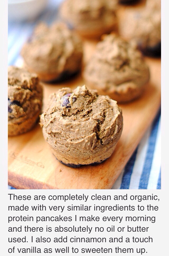 Clean Blueberry Protein Muffins 😍😍😍