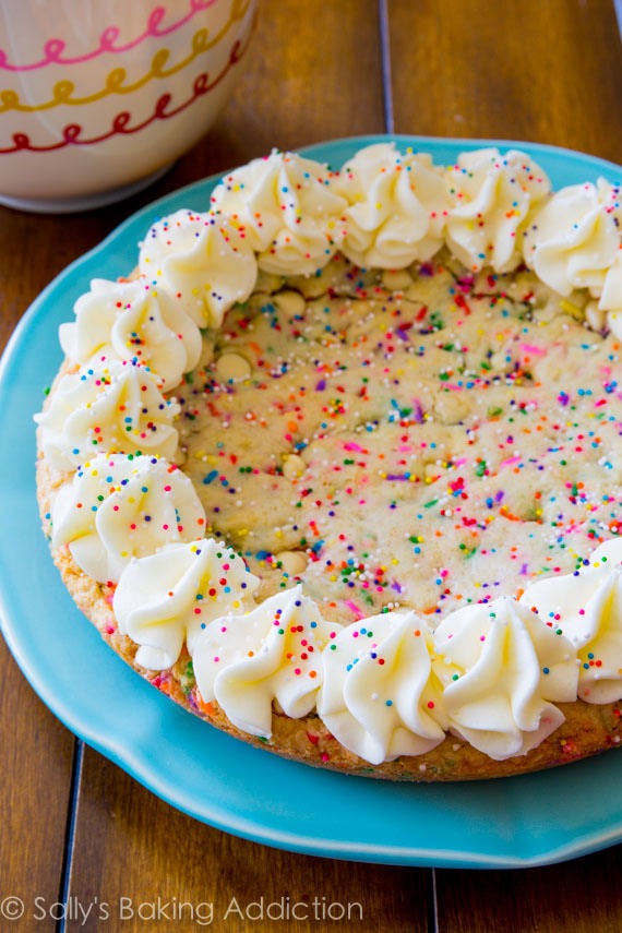 Funfetty Cookie Sugar Cake