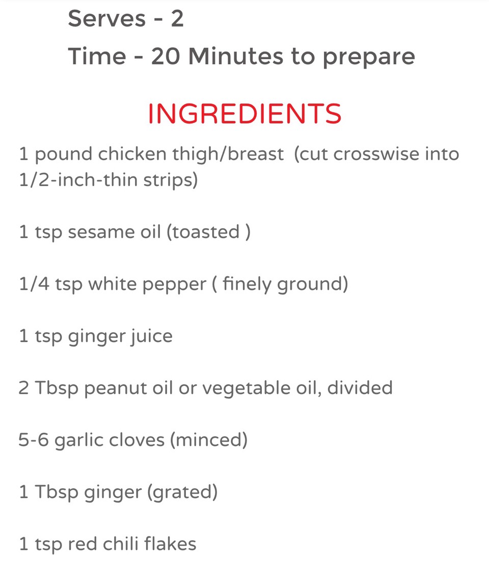 Garlic Soya Chicken