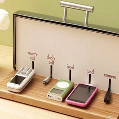 This idea make it look so much better than wired hanging around everywhere but most importantly it stops you chargers breaking easily.