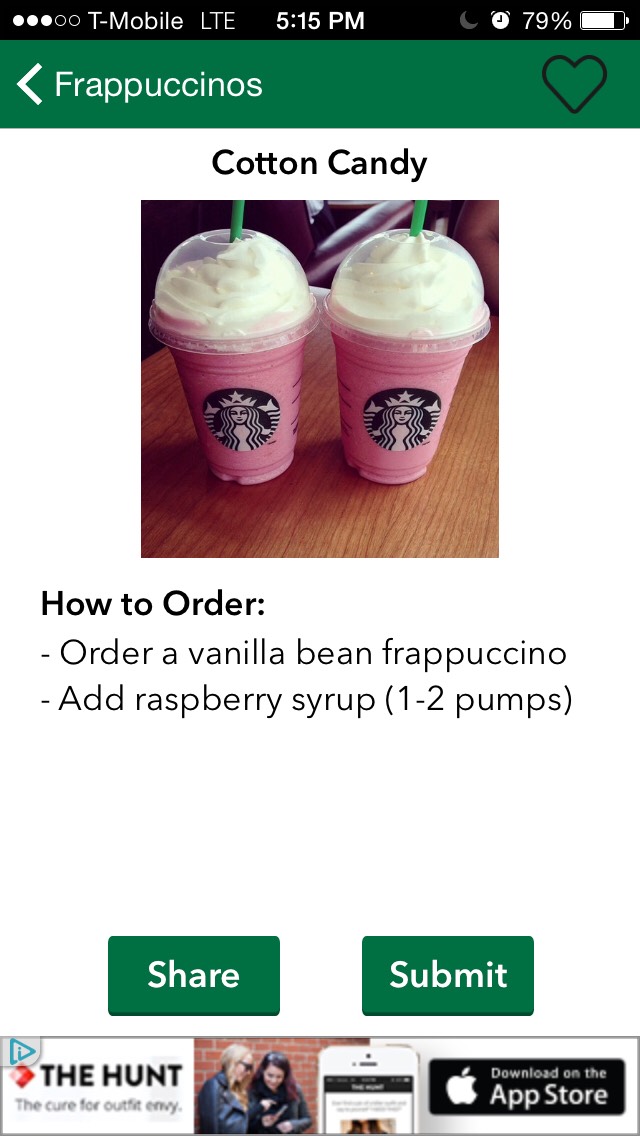 Secret Starbucks Drinks