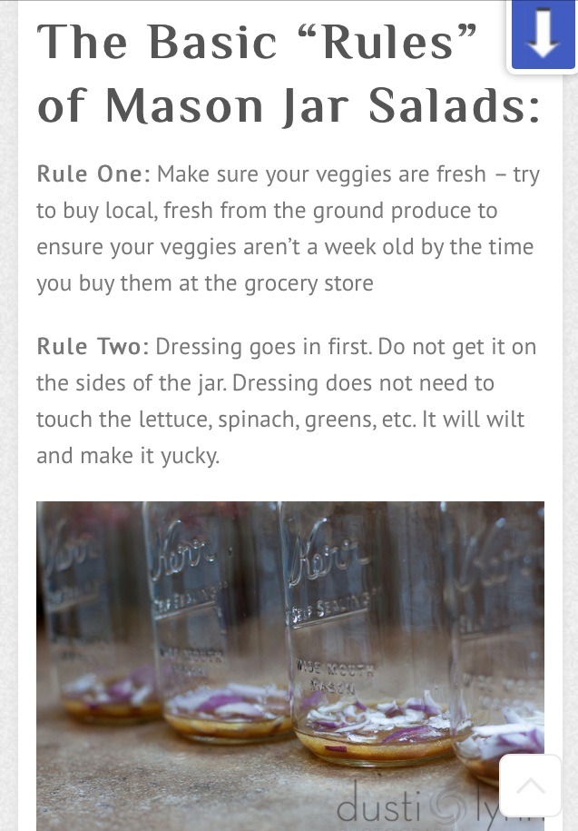 Mason Jar Salad With How To And Recipe!