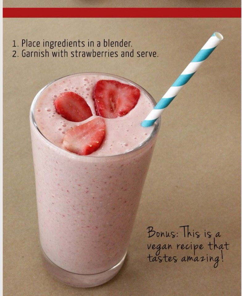 Strawberry Banana Oatmeal Smoothie
