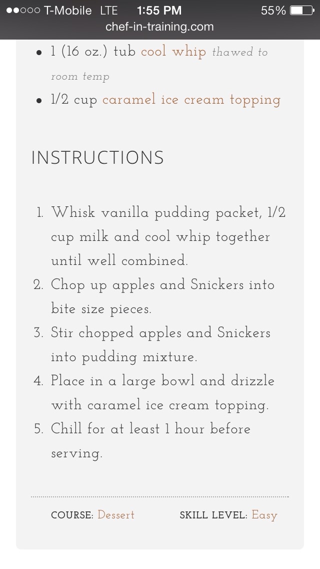 WHAT?!! Caramel Apple Salad With Snickers Bar Bites!! You Have Got To Try This!!