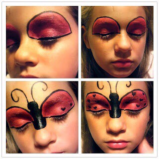 Face And Body Paint: Forehead And Sides. 
