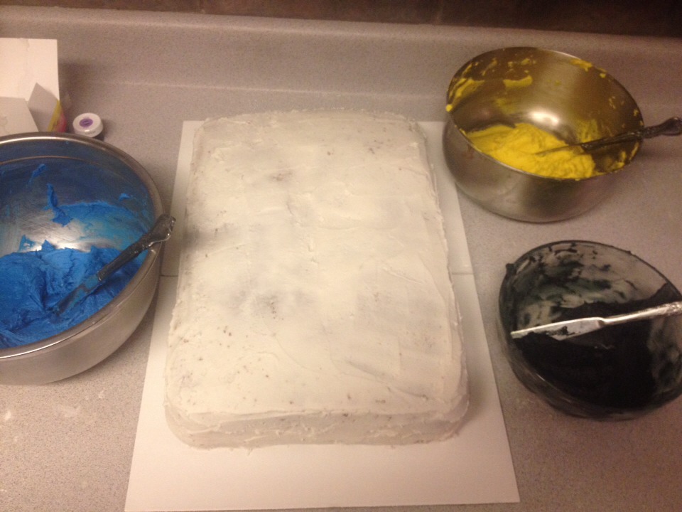 Super Hero Birthday Cake