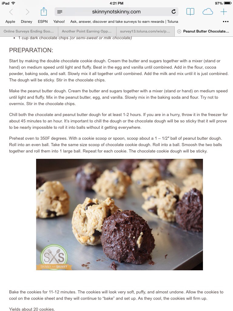Peanut Butter Chocolate Chip Cookies
