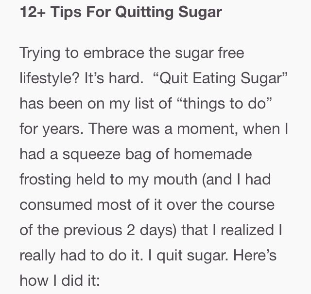 12 Tips For Quitting Sugar!