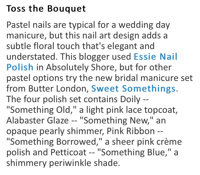 ✨Ditch The French Manicure And Try These 1⃣3⃣ Wedding Nail Designs!✨