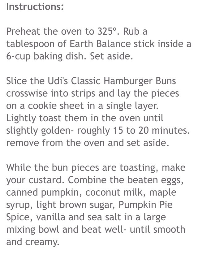 GLUTEN-FREE Pumpkin Bread Pudding