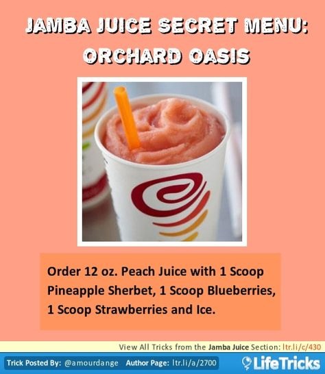 💟✨Jamba Juice Secret Menu & How To Order/ Make Them✨💟