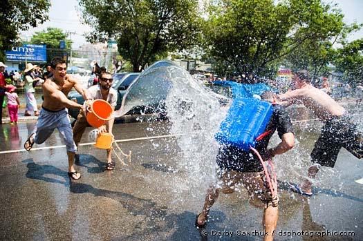 Have a water fight