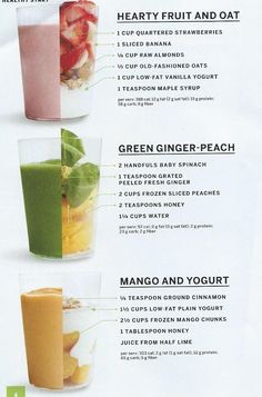 Healthy Morning Smoothie Recipes 😛🌸