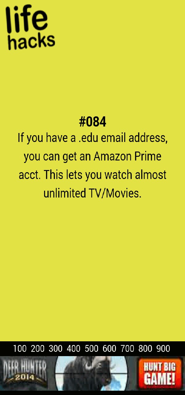 LIFE HACKS -PART 1