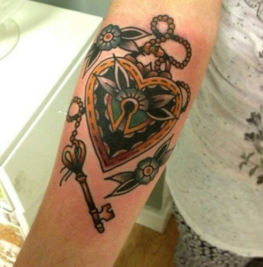    Lock And Key Tattoos!!!!