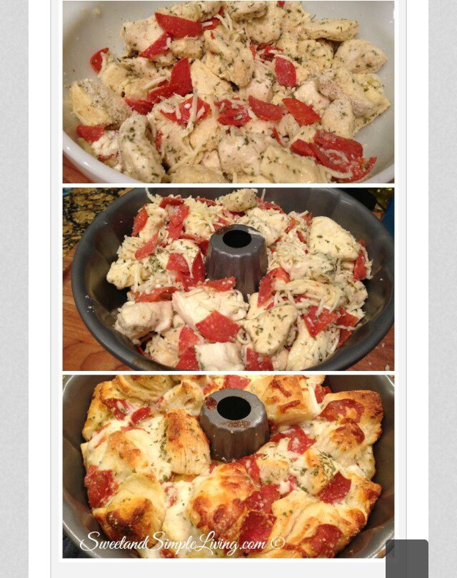 EASY PULL APART PIZZA BREAD