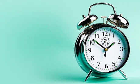 Move your alarm clock across the room. 
You'll have to get up to turn in off. Make sure you don't lay back down once you are up!