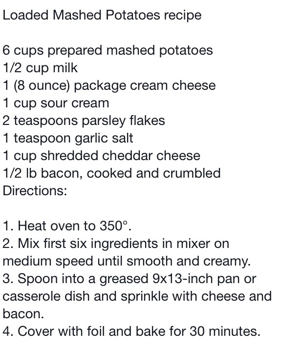 Loaded Mashed Potatoes