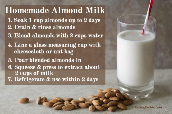 🍶DIY Homemade Almond Milk Recipes🍶